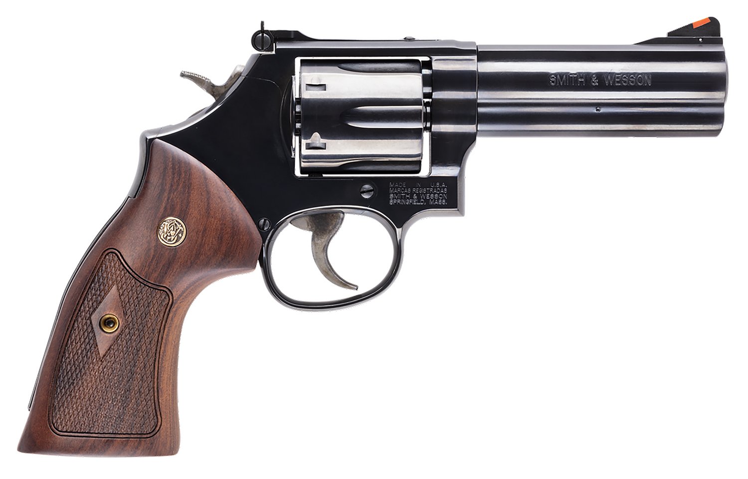586 357MAG 4" BL/WD AS 6RD