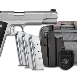 STAINLESS LW 45ACP 5" 8+1