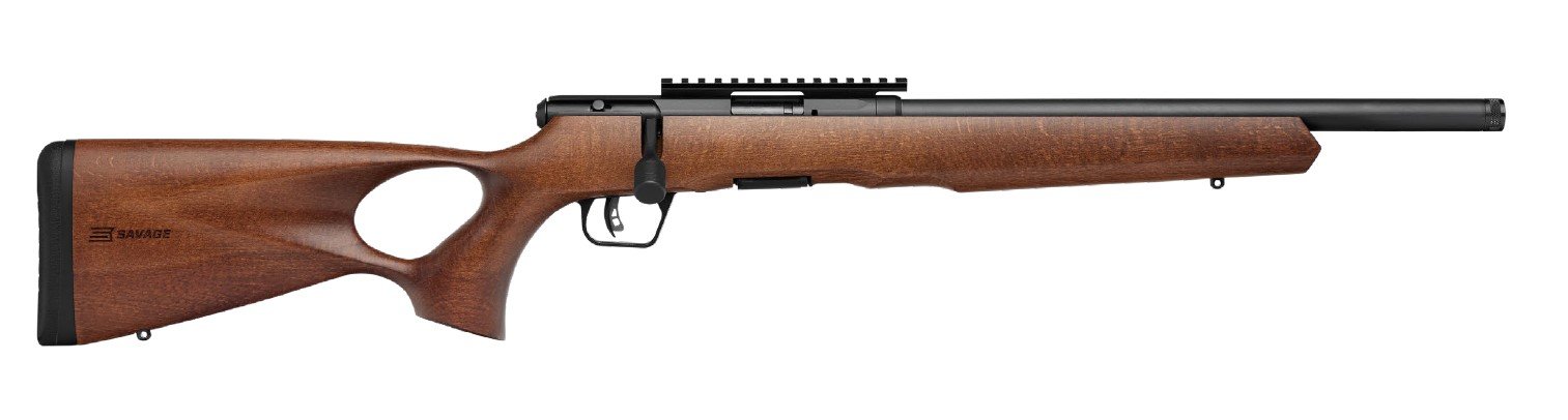 B22 22LR BLK/WOOD 18" THD